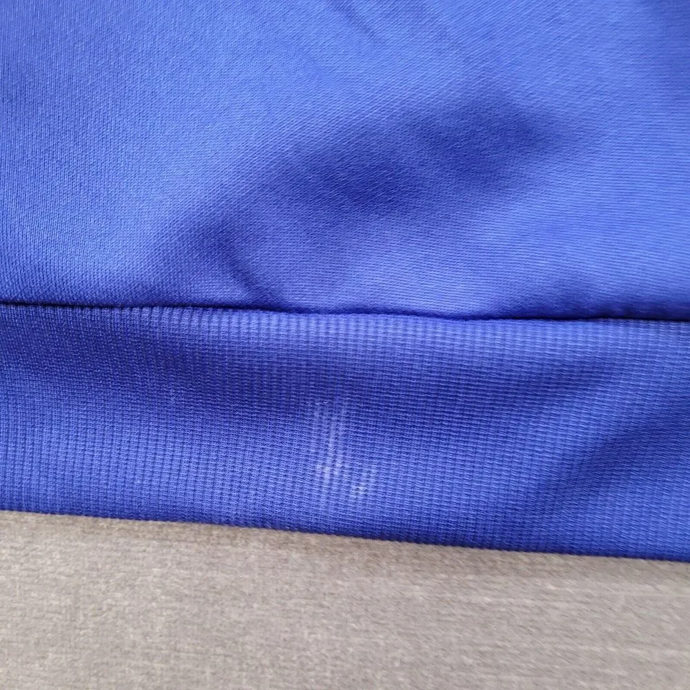 Nike Vintage 90s Sweater Womens Medium Blue Pink Center Swoosh Pullover Crewneck